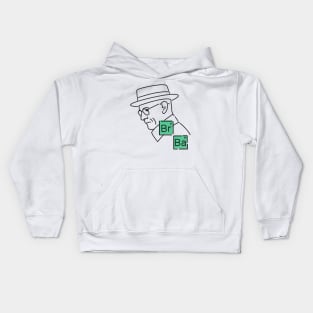 Minimalist Heisenberg Kids Hoodie